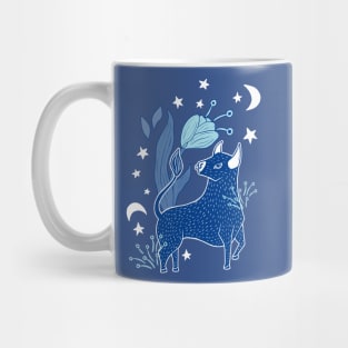 Cosmic Ox, Blue Mug